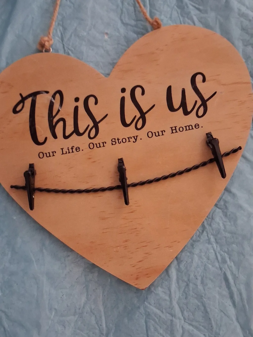 Wooden Heart Wall Hanging 
